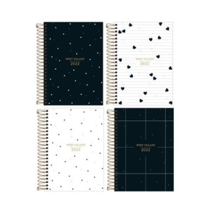 AGENDA PLANNER WEST VILLAGE 2022 TILIBRA  80FOLHAS CAPA DURA