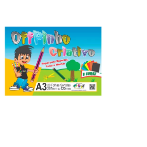 BLOCO COLOR SET A3 120G 20 FOLHAS OFF PAPER