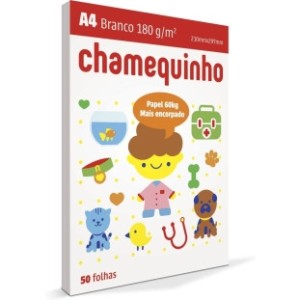 PAPEL SULFITE A4 120G - CHAMEQUINHO